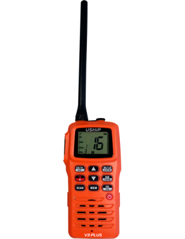VHF Portátil USHIP V3 PLUS - USHIP Alicante - Tienda náutica