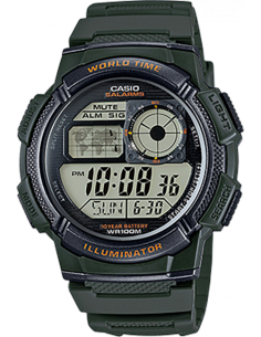 RELOJ CRONÓMETRO CASIO NARANJA AE- 1000W 2